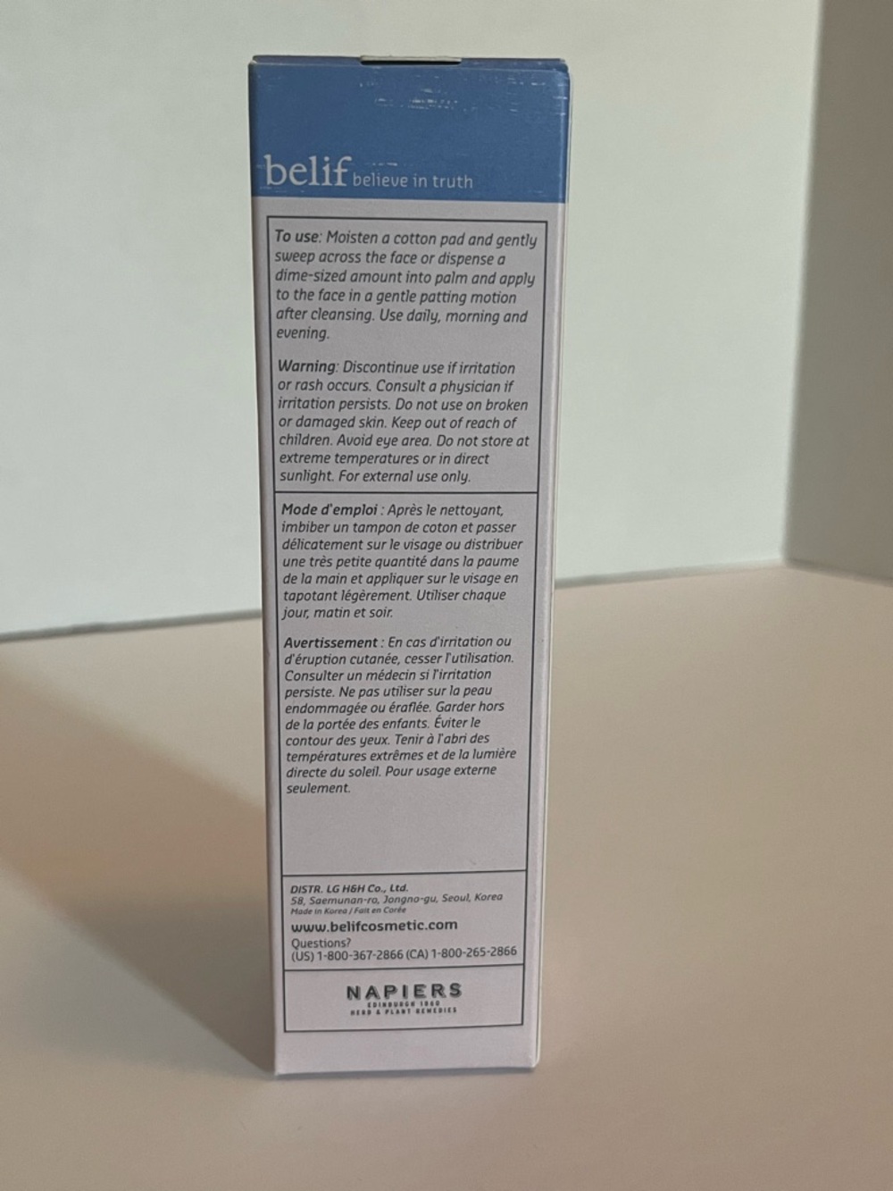 belif moisturizing bomb toner